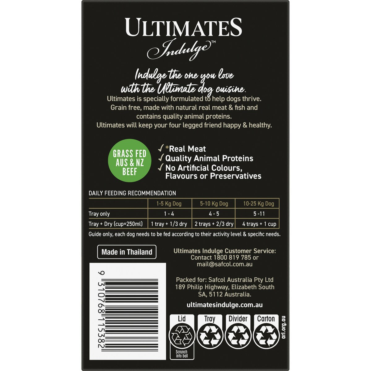Ultimates Indulge With Beef Mince In Gravy 100g X 6 Pack