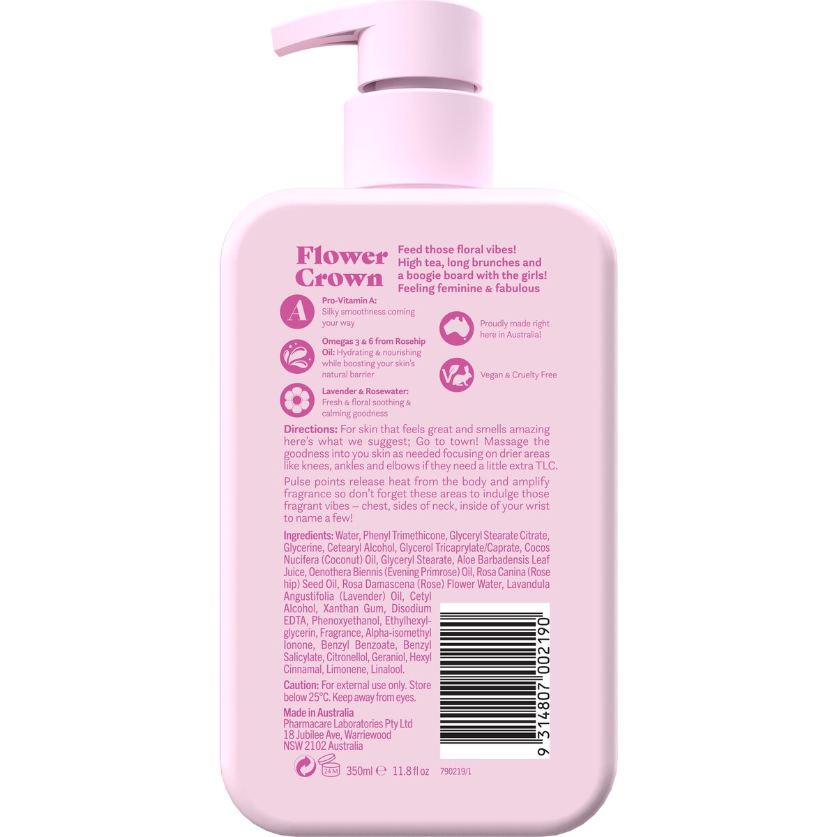 You By Redwin Rosewater & Peony Body Lotion 350ml