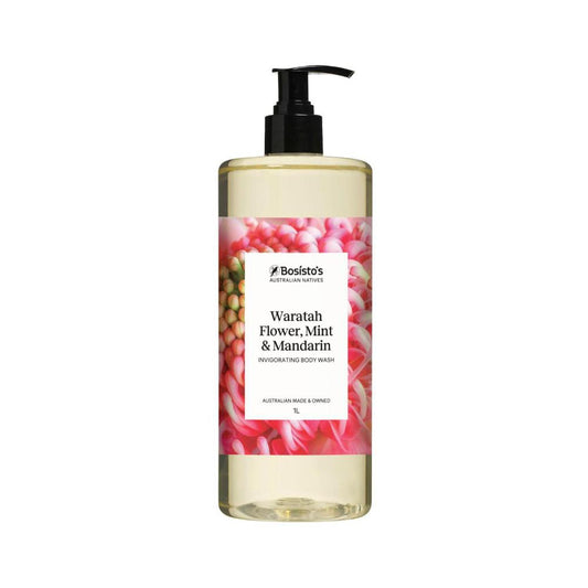 Bosistos Waratah Flower Mint & Mandarin Body Wash - 1L