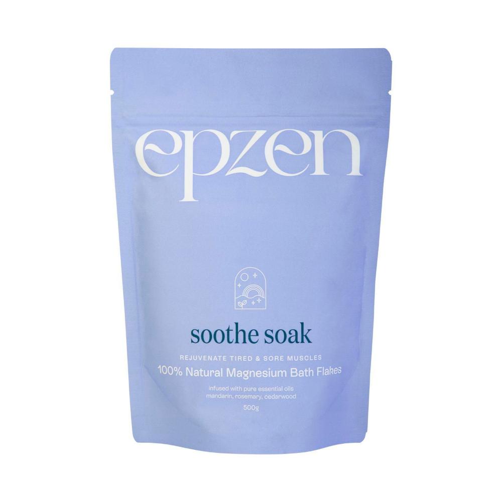 Epzen Soothe Soak 100% Natural Magnesium Bath Flakes - 500g