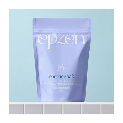 Epzen Soothe Soak 100% Natural Magnesium Bath Flakes - 500g