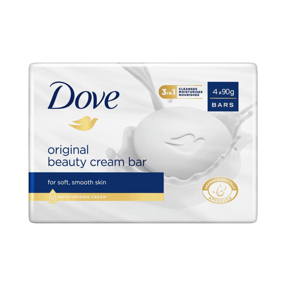 Dove Beauty Bar Regular 4 X 90g - 360g