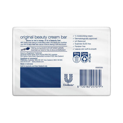 Dove Beauty Bar Regular 4 X 90g - 360g