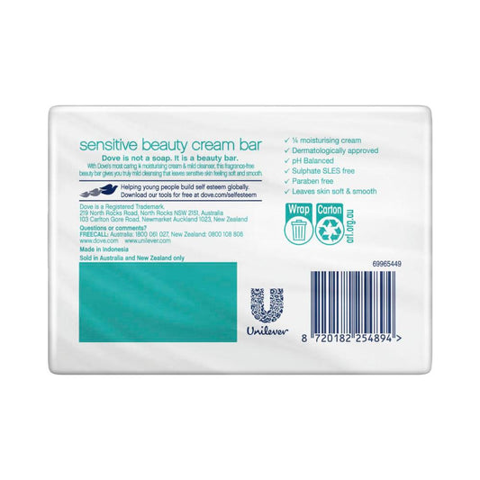 Dove Beauty Bar Sensitive 4X 90g - 360g