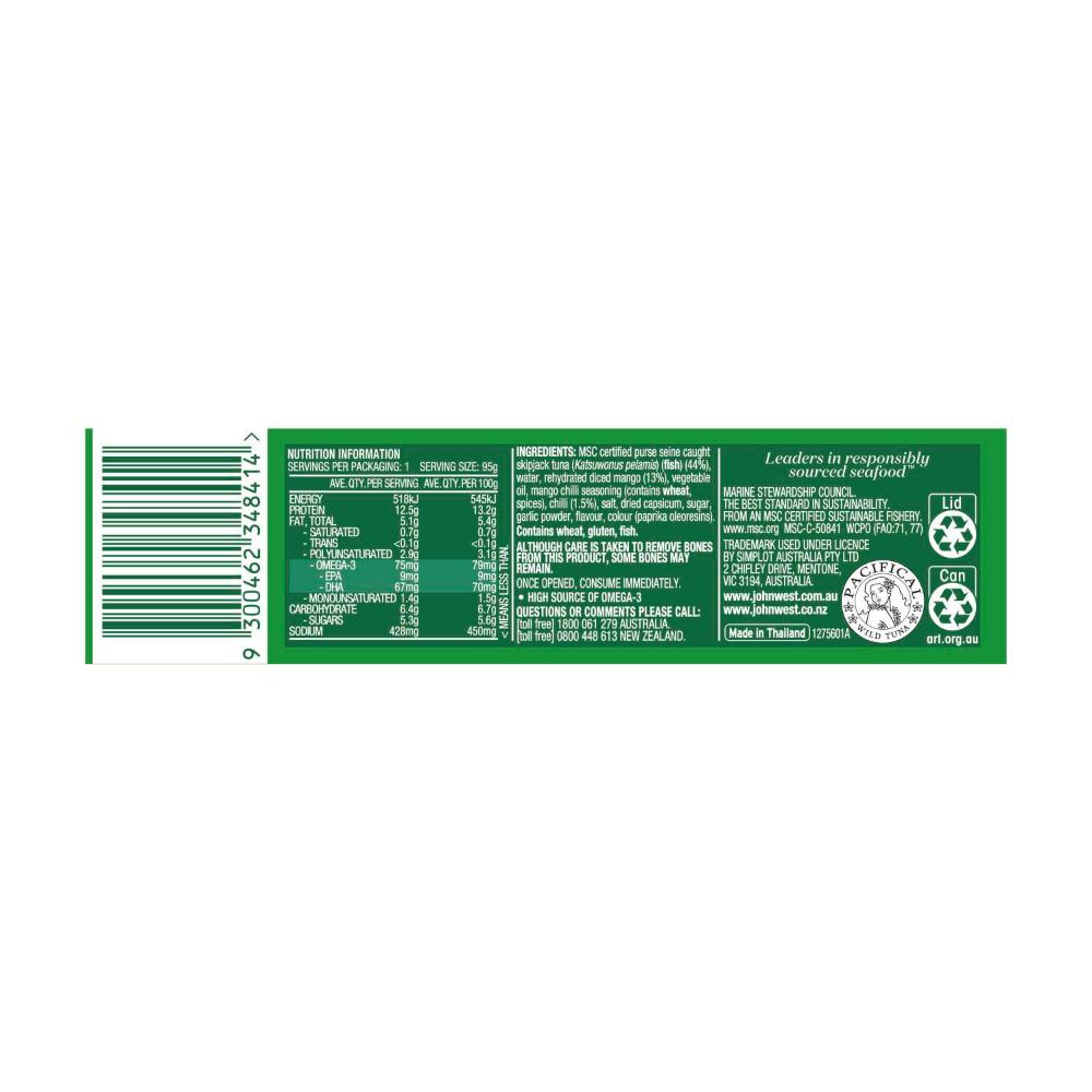 John West Tuna Mango Chilli - 95g
