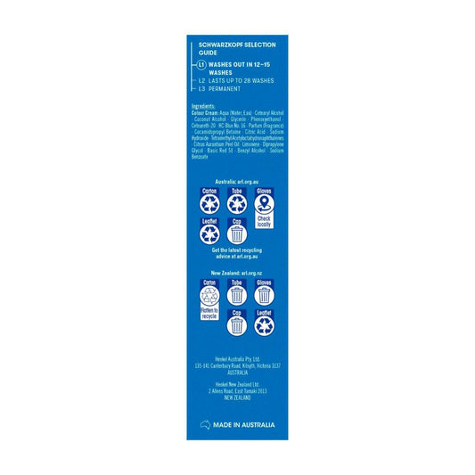 Schwarzkopf Live Colour Ultra Brights Electric Blue - 75mL