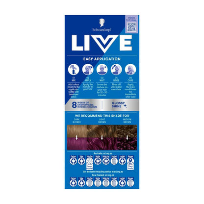 Schwarzkopf Live Colour Permanent Purple Punk - 1 pack