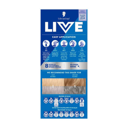 Schwarzkopf Live Colour Permanent Silver Storm - 1 pack