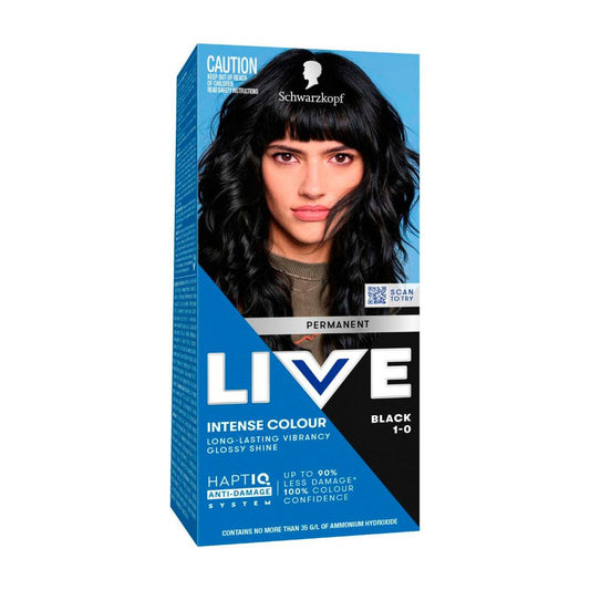 Schwarzkopf Live Colour Permanent 1.0 Black - 1 pack