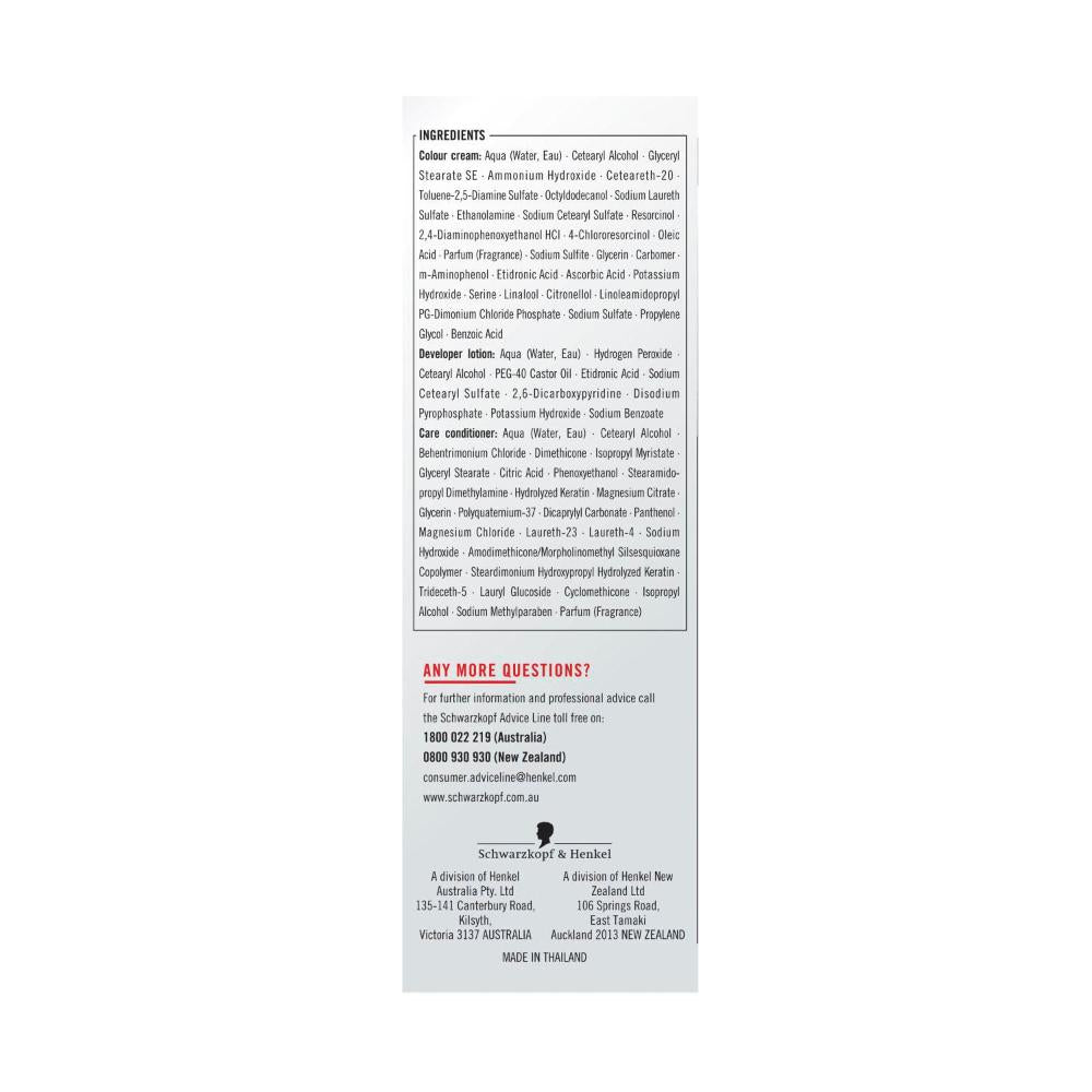 Schwarzkopf Live Colour Permanent 1.0 Black - 1 pack