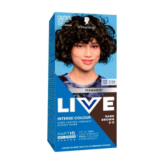 Schwarzkopf Live Colour Permanent 3.0 Dark Brown - 1 pack