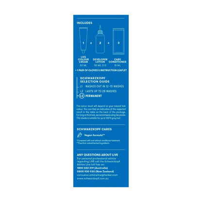 Schwarzkopf Live Colour Permanent 1.1 Blue Black - 1 pack