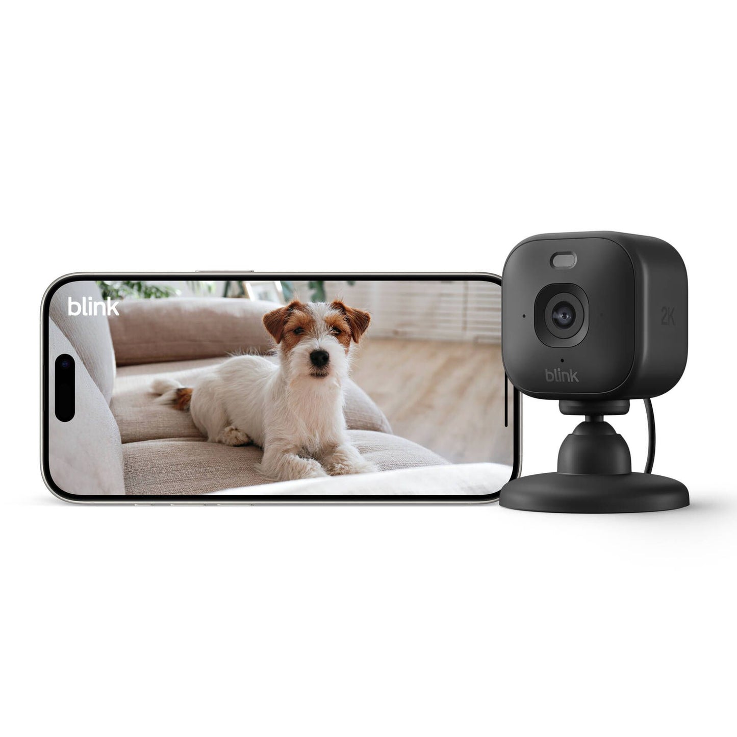 Blink Mini 2K Security Camera - Black - 2 Pack