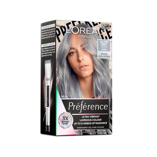 L'Oreal Preference Vivids 10.112 Silver Grey - 1 Pack
