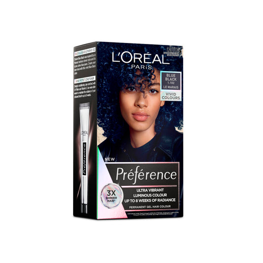 L'Oreal Preference Vivids 1.102 Blue Black - 1 Pack