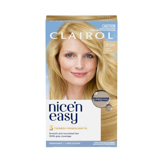 Clairol Nice 'n Easy 9.5a Natural Baby Blonde Permanent Hair Colour - 1 pack