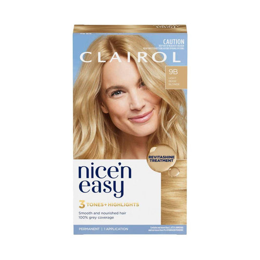 airol Nice 'n Easy 9b Natural Light Beige Blonde Permanent Hair Colour - 1 pack