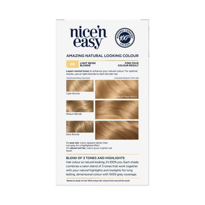 airol Nice 'n Easy 9b Natural Light Beige Blonde Permanent Hair Colour - 1 pack