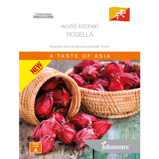 Johnsons Rosella - 1 Seed Pack - 95mm x 130mm