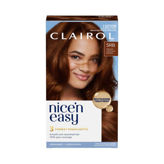 airol Nice 'n Easy 5rb Natural Medium Chestnut Brown Permanent Hair Colour - 1 pack