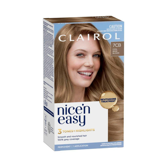 airol Nice 'n Easy 7cb Natural Dark Champagne Blonde Permanent Hair Colour - 1 pack