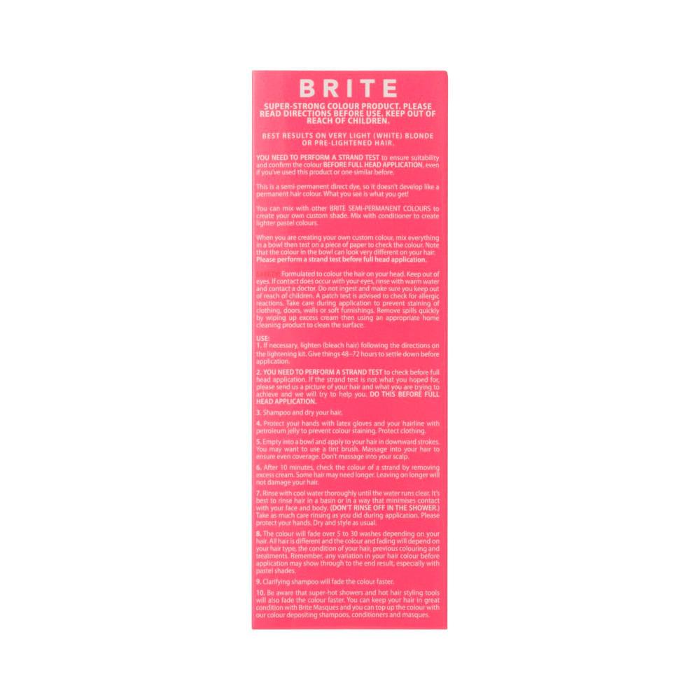 Brite Semi Permanent Colour Pink - 75mL