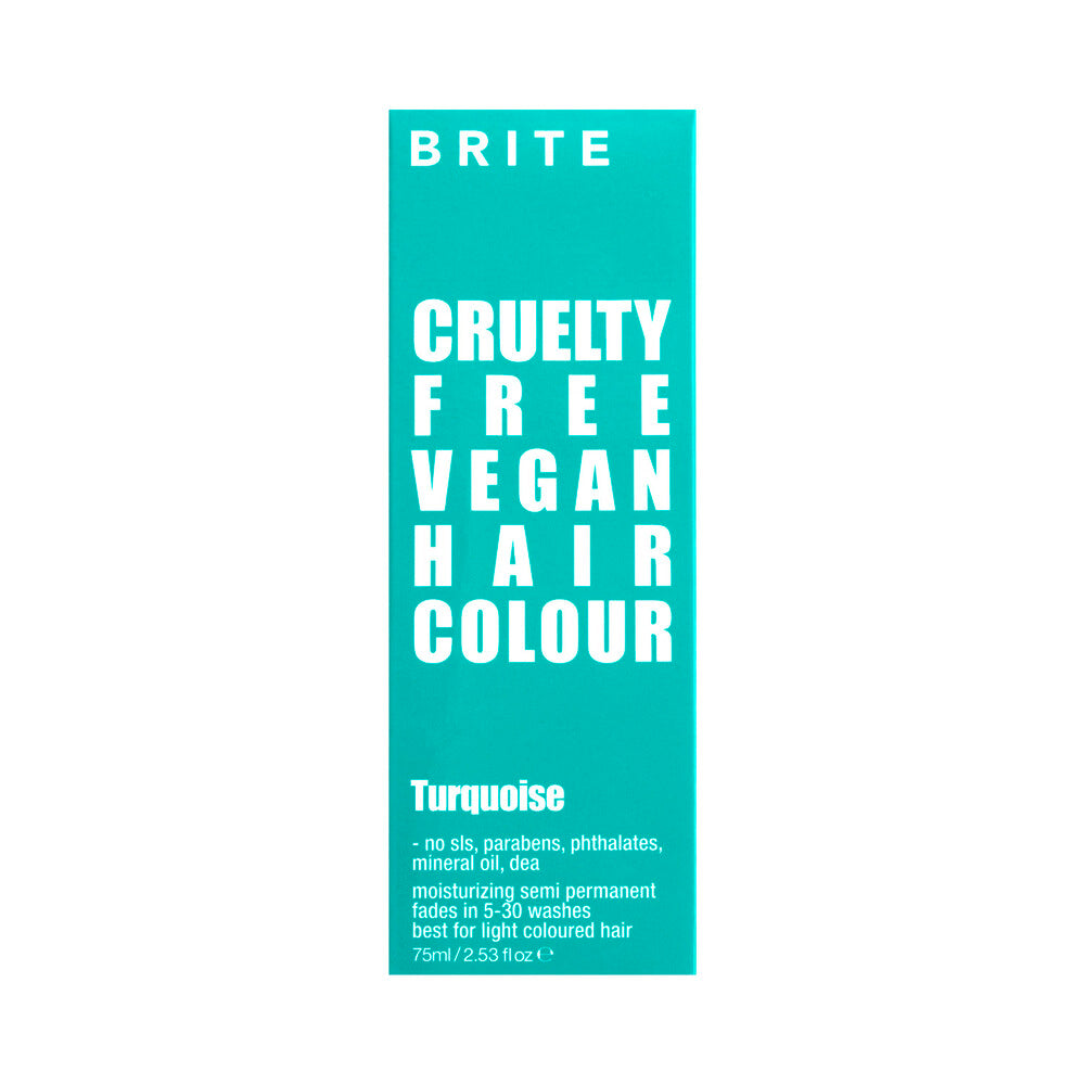 Brite Semi Permanent Turquoise Hair Colour - 75mL