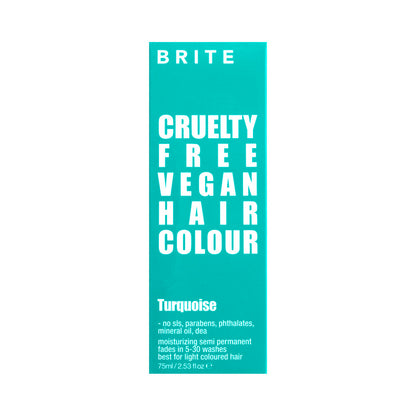 Brite Semi Permanent Turquoise Hair Colour - 75mL