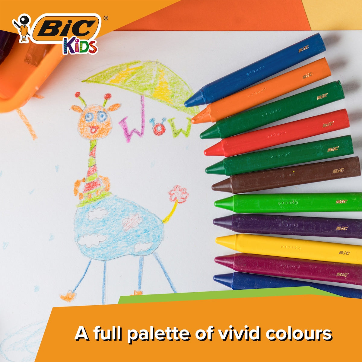 Bic Kids Jumbo Triangle Crayons 12 Pack