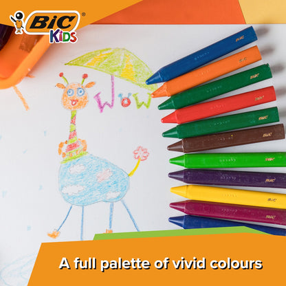 Bic Kids Jumbo Triangle Crayons 12 Pack