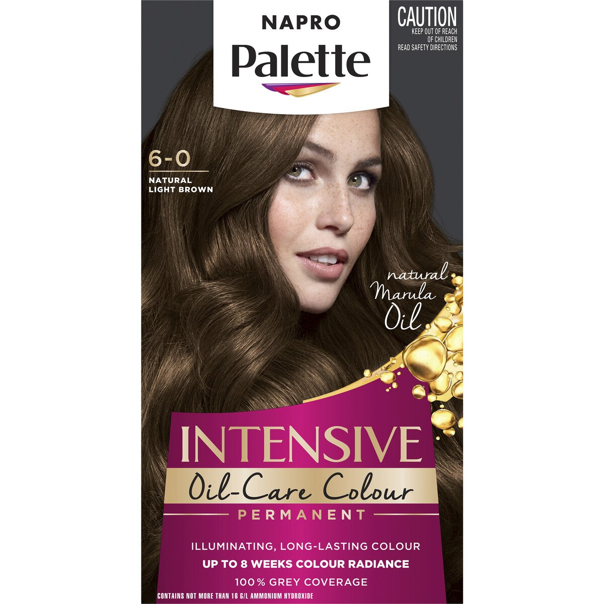 Napro Palette 6.0 Natural Light Brown Permanent Colour Each