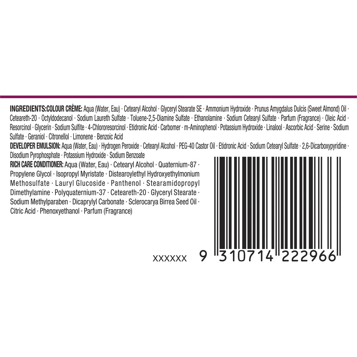 Napro Palette 6.0 Natural Light Brown Permanent Colour Each