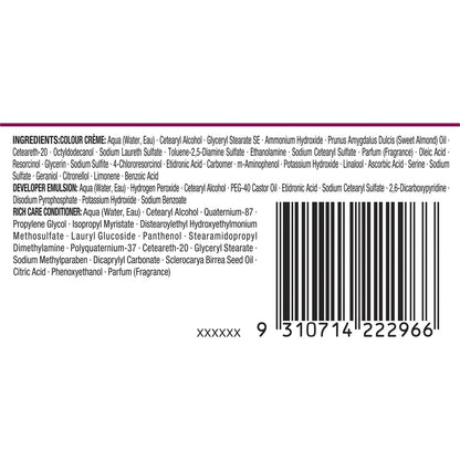 Napro Palette 6.0 Natural Light Brown Permanent Colour Each
