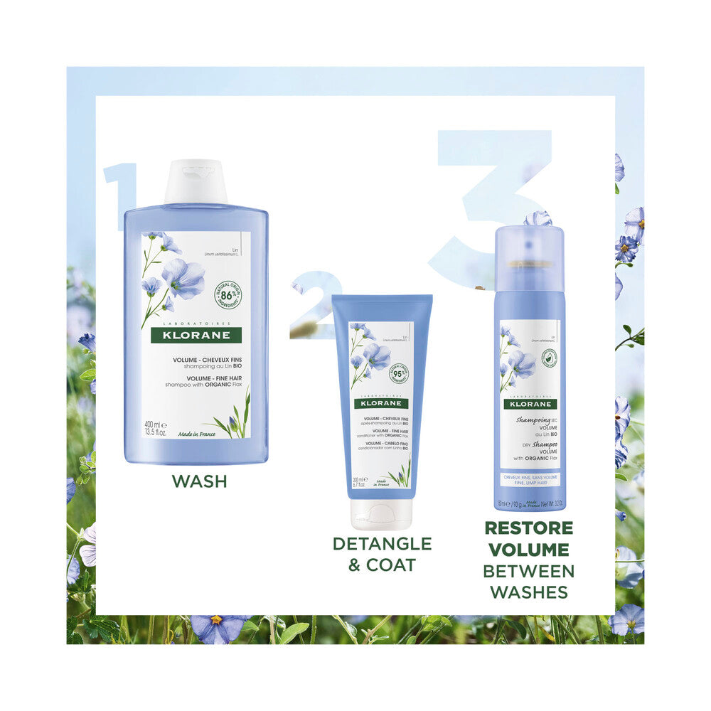 Klorane Dry Shampoo Volume Flax - 150mL