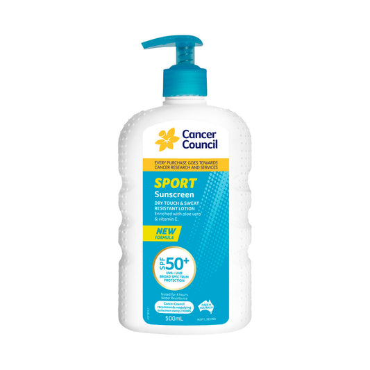 Cancer Council Sunscreen Sport Spf50+ - 500mL
