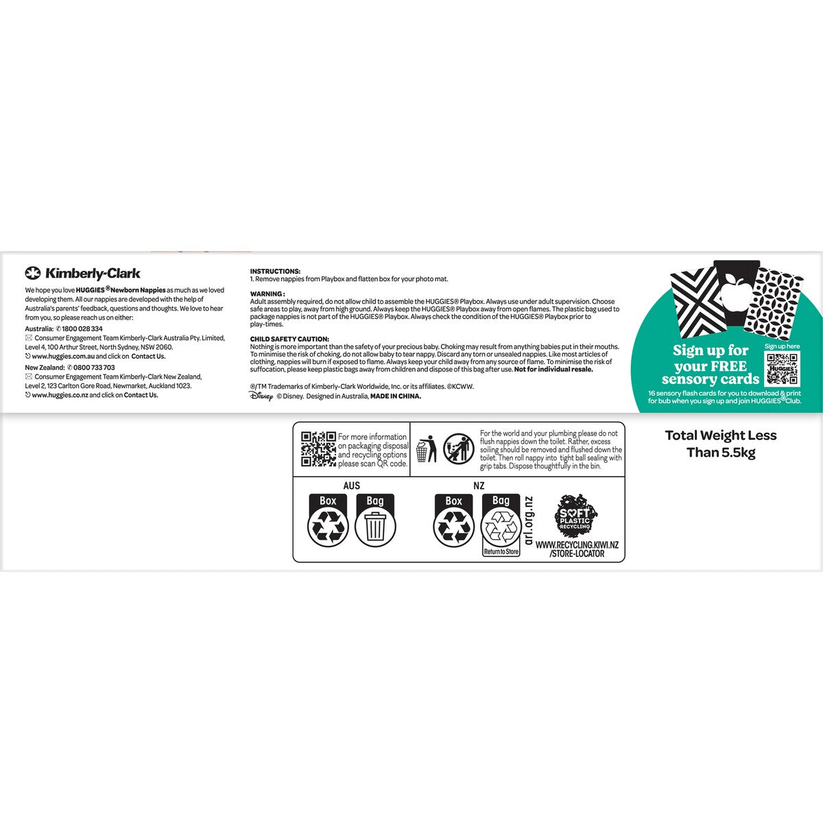 Huggies Newborn Nappies Size 1 (up To 5kg) 160 Pack