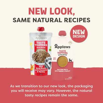 Applaws Taste Toppers Bone Broth Beef For Dogs 200g