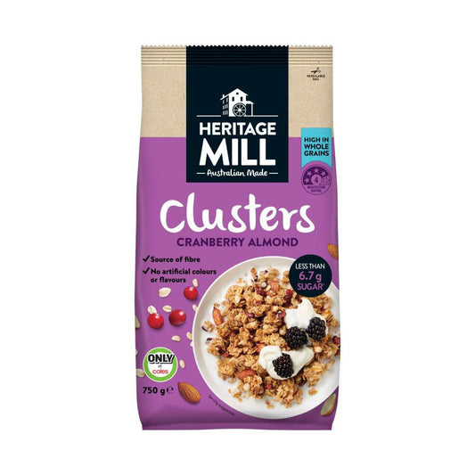 Heritage Mill usters Cranberry Almond Coconut - 750g