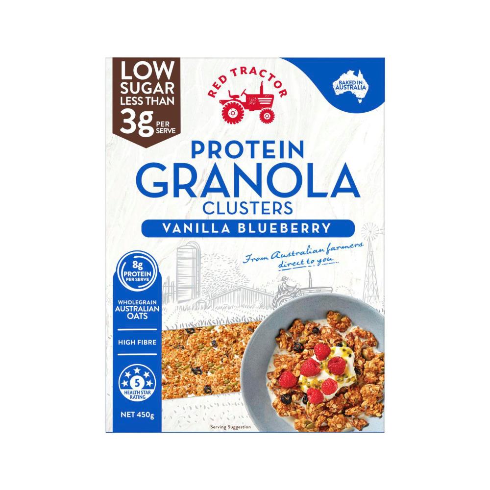 Red Tractor Low Sugar Granola Vanilla Blueberry - 450g