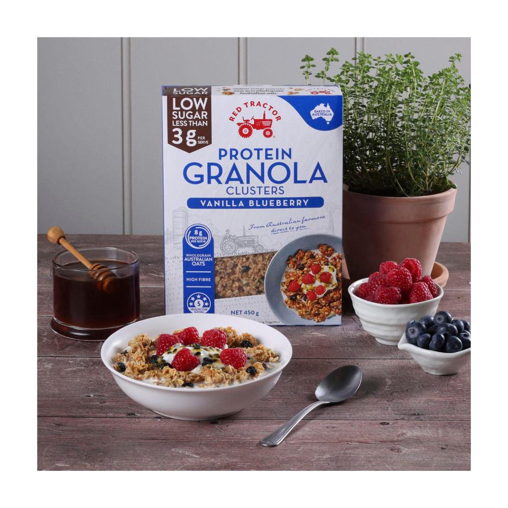 Red Tractor Low Sugar Granola Vanilla Blueberry - 450g
