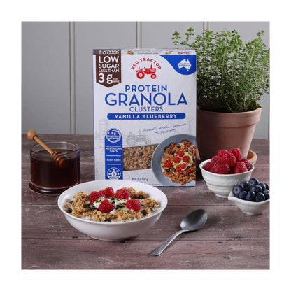 Red Tractor Low Sugar Granola Vanilla Blueberry - 450g