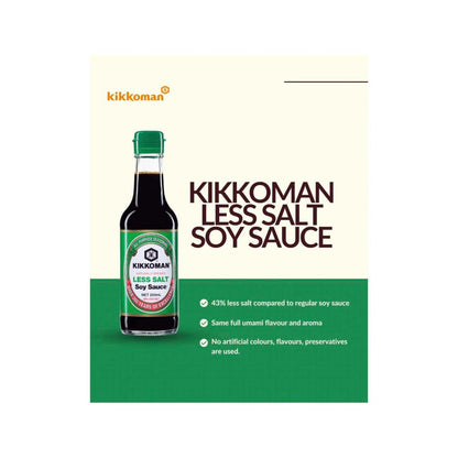 Kikkoman Salt Reduced Soy Sauce - 250mL