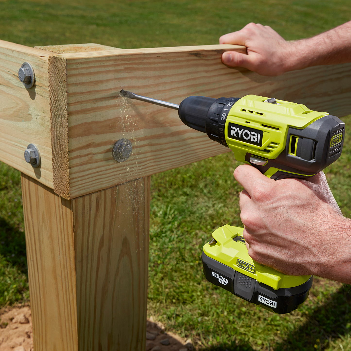 Ryobi Drill Driver Starter Kit - R18DD22 - 18V ONE+ - 2Ah - 173 x 203 x 225mm