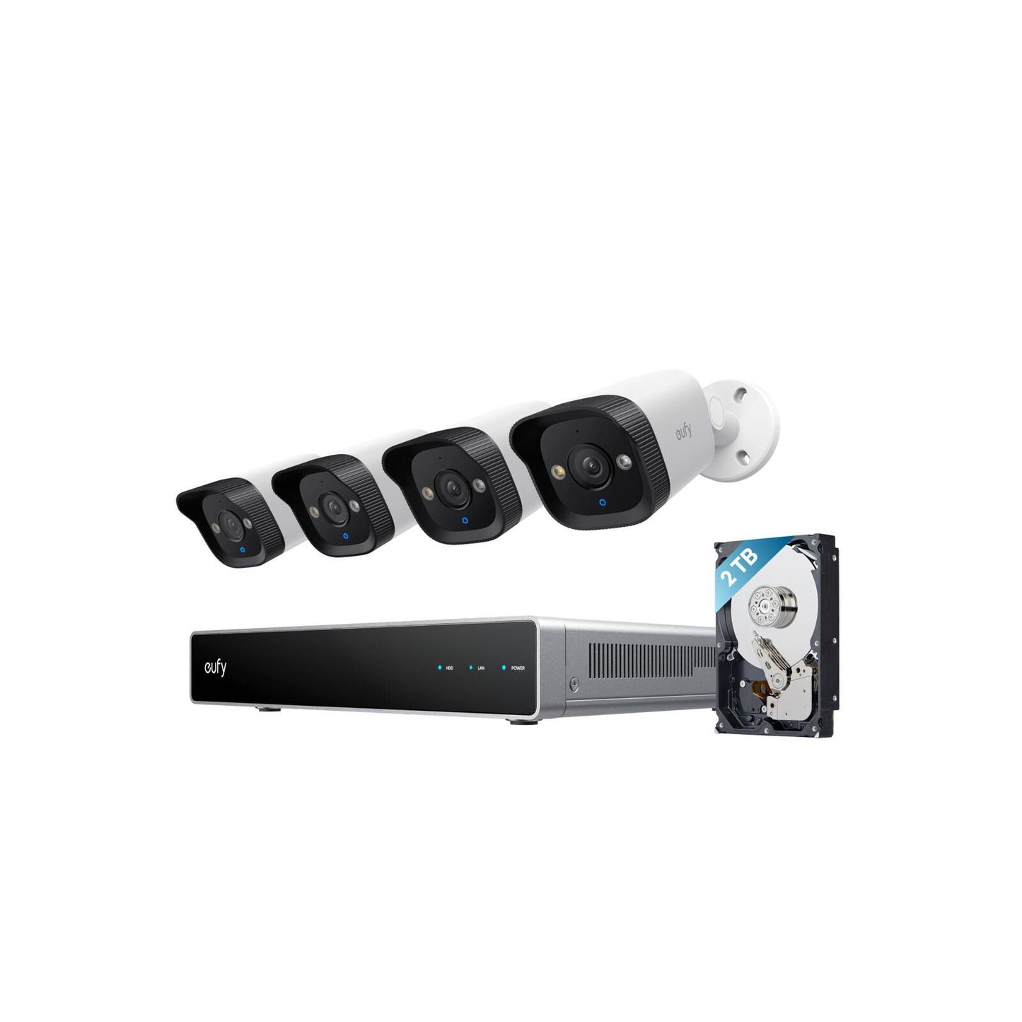 Eufy e40 NVR POE Security System - 4 Bullet Cameras