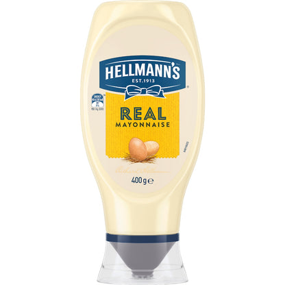 Hellmanns Real Mayonnaise Squeeze 400g