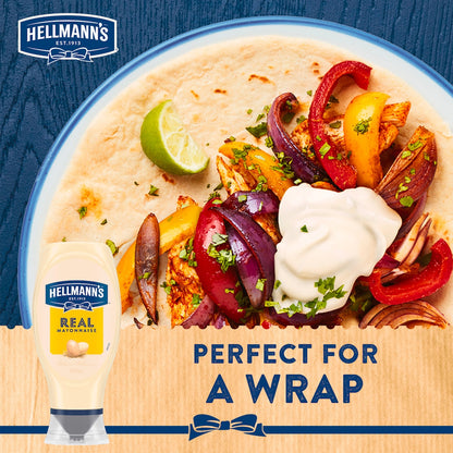 Hellmanns Real Mayonnaise Squeeze 400g