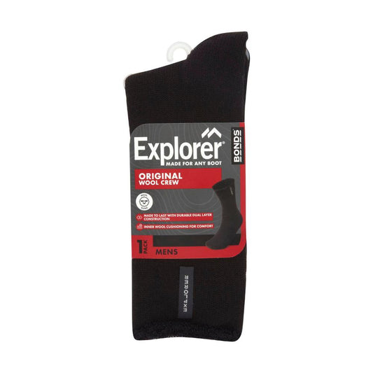 Explorer Mens Original Wool Crew 6-10 - 1 Pack
