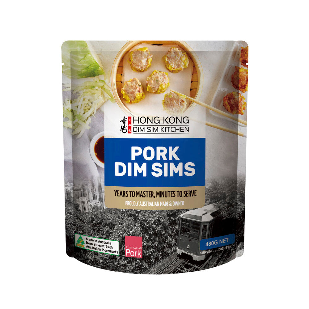 Hong Kong Dim Sim Kitchen Pork Dim Sims - 480g