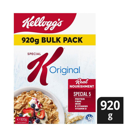 Kellogg's Special K Original Breakfast Cereal Bulk Pack - 920g