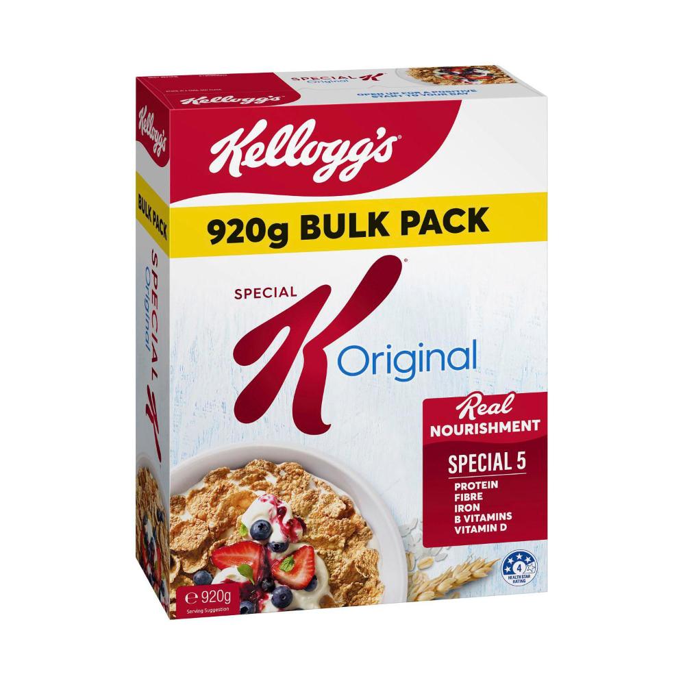 Kellogg's Special K Original Breakfast Cereal Bulk Pack - 920g